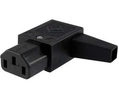 PREMIUMCORD maitinimo jungtis 230V kabeliui (moteris, IEC C14), kampinis