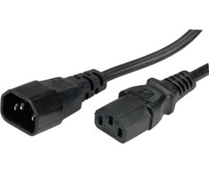 Kabelis zasilający Roline ROLINE Monitorius Power Cable juodas 0.5 m