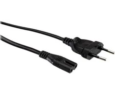 Maitinimo kabelis Value 2 pin, 5m, juoda (19.99.2094)