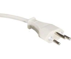 Kabelis zasilający Value PowCable IEC Conn balta (19.99.1223-50)