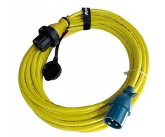 Maitinimo kabelis su CEE kištukais 25A 250V 3x4mm2 Ratio 2832 IP 56 25m