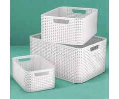 Daiktadėžė CURVER STYLE, 6 l, pilka, 28×19×13 cm