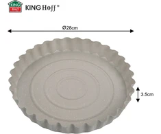 King Hoff forma, kepimo skarda, pyrago skarda, skersmuo 28 cm kinghoff