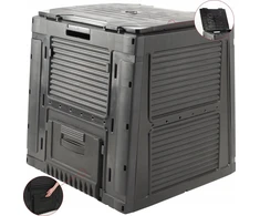Keter E-COMPOSTER kompostavimo dėžė su pagrindu, 470 L