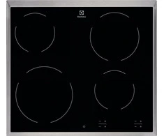 Electrolux EHF16240XK Vitroceramic, Degiklių/virimo zonų skaičius 4, Juodas