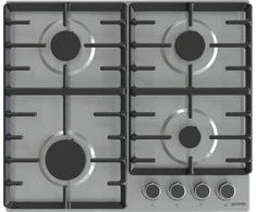 Kaitlentė Gorenje | Hob | G642ABX | Gas | Number of burners/cooking zones 4 | Rotary knobs | Nerūdijantis plienas