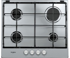 Whirlpool TGML 650 IX kaitlentė Sidabrinė Įmontuota dujų 4 zona (-os)