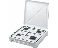 Kaitlentė Ravanson K-04T hob Juodas, Baltas Countertop Gas 4 zone(s)