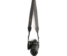 Kaklo peties dirželis DSLR fotoaparatui, veidrodinis fotoaparatas / pilka