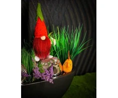 Saska Garden gnomas braškė 20 cm pavasario dekoracija