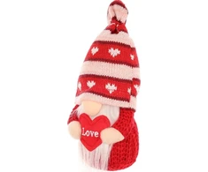 Saska Garden NYKŠTUKAS GNOMAS SU ŠIRDELE LOVE 19CM VALENTINO DIENOS DEKORACIJA 1052335