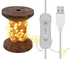 Lampki choinkowe Goobay Lampki LED ''Szpulka do przędzy'', małe