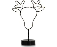 DecoKing LEDDECO/LUNA/REINDEER/WWH/30LEDS