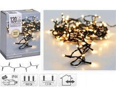 Christmas Gifts Kalėdinės LED lemputės 120 šiltai baltų
