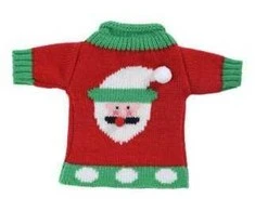 Kalėdų puošmena Home Styling Collection XMAS vyno butelio dangtelis, 26 cm