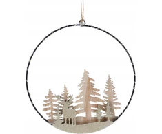 Home Styling Collection Kalėdinė dekoracija su LED pakabinimui, Ø 20 cm