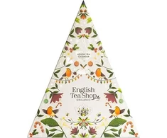 Kalendarz adwentowy English Tea Shop Rinkinys herbatek trójkątny balta 25 piramidek BIO* 50g