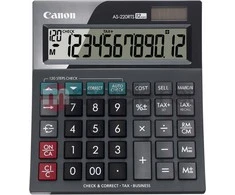 Canon AS-220RTS skaičiuotuvas Desktopas Skaičiuotuvo ekranas Juoda