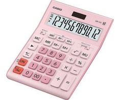 Stalinis skaičiuotuvas CASIO GR-12C, 155 x 209 x 35 mm, rožinė sp.