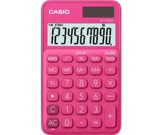 Skaičiuotuvas - Casio SL-310UC Raudonas 10 Skaitmenų Ekranas