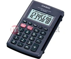 Casio HL-820LV-B BK 8-digit juodas pocket skaičiuotuvas