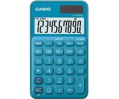 CASIO CALCULATOR POCKET SL-310UC-BU Mėlynas, 10 DIGITAL DISPLAY