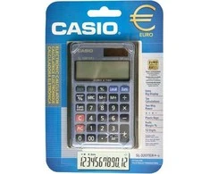 Casio SL-320TER+, Kišeninis, Bazinis, 12 skaitmenų, 1 eilutė, Baterija / Saulės energija, Mėlynas