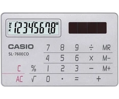 Casio SL-760ECO vizitinių kortelių skaičiuotuvas