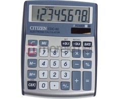 Skaičiuotuvas stalinis Citizen CDC 80WB