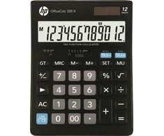 Hewlett Packard (HP) biuro skaičiuotuvas HP OC 200 II/INT BX, 12 skaitmenų ekranas, 179x125x30 mm, juodas