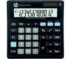 Hewlett Packard (HP) HP skaičiuotuvas biurui HP-OC 300 II/INT BX, 12 skaitmenų ekranas, 158x151x29 mm, juodas