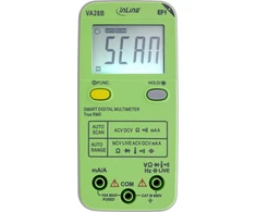 Kalkulator InLine® multimetras su automatiniu diapazonu ir automatiniu nuskaitymu, kišeninio dydžio