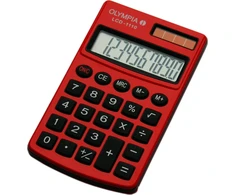 Skaičiuoklė Olympia Olympia skaičiuoklė LCD-1110 raudona