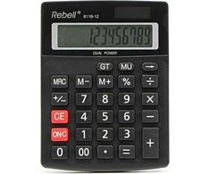 Stalinis skaičiuotuvas REBELL 8118-12