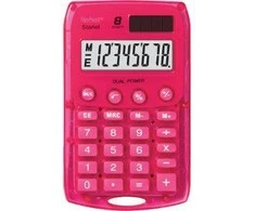 Rebell Calculator RE-STARLETP BX, rožinė, kišeninė, 8 vietos
