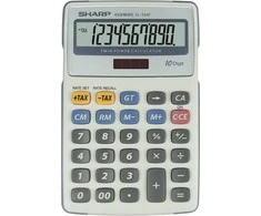 Skaičiuotuvas Sharp SH-EL334FB, juodos spalvos