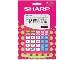 Stalinis skaičiuotuvas Sharp EL-M332BPK rožinis