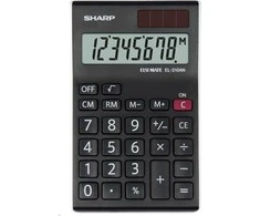 Skaičiuotuvas Sharp SH-EL310ANWH, juodai/baltos spalvos korpusas