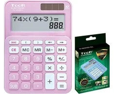 Skaičiuotuvas Toor Electronic 10-pozicija 2-linijos skaičiuotuvas TR-1223DB-P TOOR