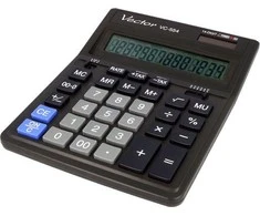 Men's Vector Vector KAV VC-554x Office Calculator, 14-digit, 153x199mm, juodas