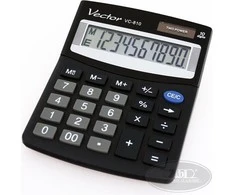 Men's Vector Vector VC-810 Office Calculator, juodas