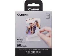 Canon fotopopierius + rašalo kasetė XC-60L 54x85mm 60 lapų