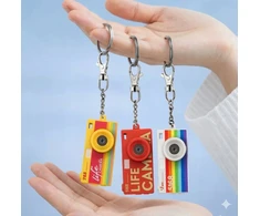 Skaitmeninė kamera Xrec Mini Fotoaparatas Retro vaizdo kamera 2K pakabukas raktų pakabukas + 32 GB kortelė / Xrec X9 / Mėlyna