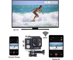 kamera SPORTS CAMERA WIFI 4K IMMERSION 30M Juodas