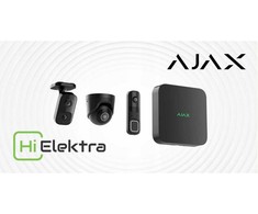 Ajax Systems Ajax Kamera HL - kupolinė (metalinė) TurretCam (5 Mp/4 mm) (8EU) - balta