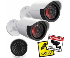 Atrapa IP kamera Imitacija Dviejų imitacinių kamerų su IR LED 1800 WT rinkinys