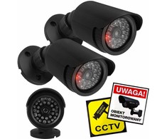 Atrapa IP kamera Imitacija Dviejų imitacinių kamerų su IR LED 1800 BT rinkinys