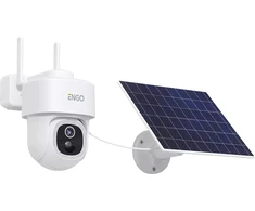 Engo ECAM-SIM IP kamera - išmani SIM baterija maitinama kamera su saulės baterijų skydeliu, 4MP, lauko