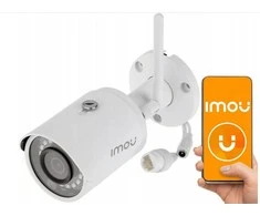 Imou Dahua IP cilindrinė kamera IPC-F32MIP, 3MP 25fps, IP67, pašvietimas iki 30m, 3.6mm 90°, Onvif, WIFI