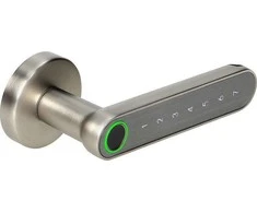 Orno Klamka Kodinė rankena su jutikliniu klaviatūra ir išmaniąja funkcija - pirštų atspaudų skaitytuvas, „Bluetooth 4.0“, nikelio spalvos